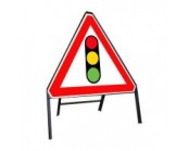 600mm Traffic Signals Ahead Sign 